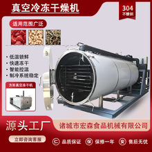 全自动肉类真空冻干机宠物零食酸奶块冷冻干燥机鸡胸肉冻干设备