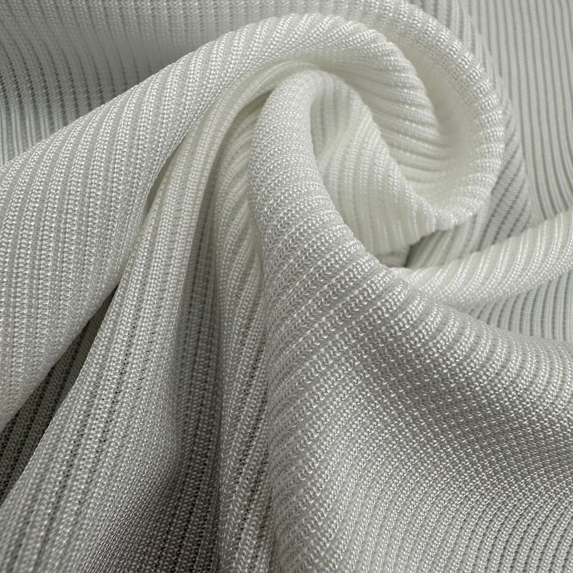 针织人造丝氨纶罗纹 2*2弹力人丝螺纹布料 280克家居服睡衣长裙布