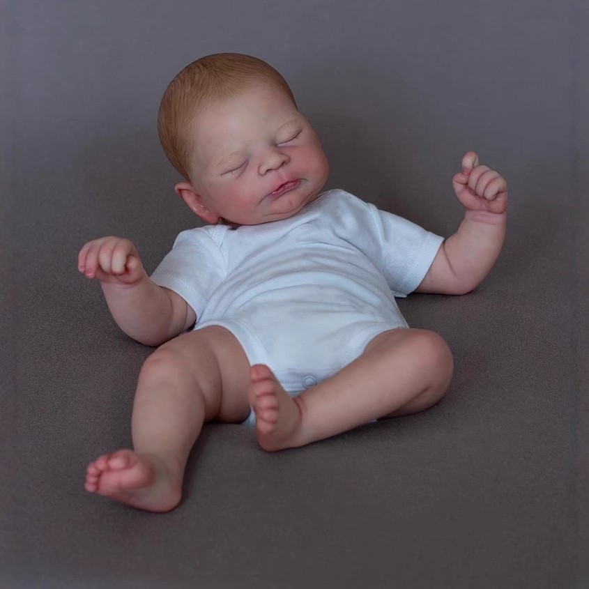 52cm Timothy simulación muñeca hecha a mano exquisita multi-capa pintada 3D piel suministro transfronterizo entrega de una sola pieza