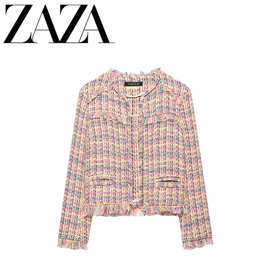ZAZA 自制欧美风 批发女装 时尚百搭气质流苏构造西装外套7827114