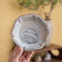 手工复古窑变柴烧壶承家用陶瓷干泡台隔热壶托养壶垫茶具茶道配件