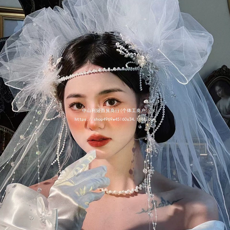 Свадебный головной убор, сказочная и красивая заколка для волос с кисточками из перьев и бисера, основное свадебное платье в лесном стиле, боковая заколка для волос