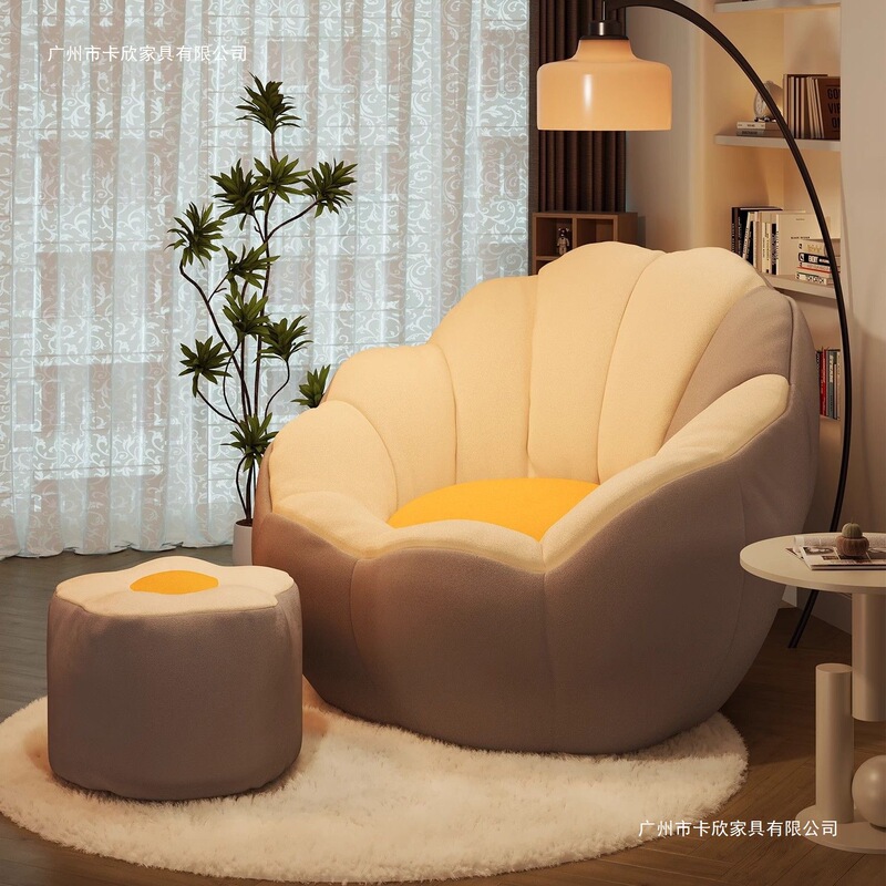 Balcony Tatami Single Small Sofa Bedroom Bedside Backrest Chair Bean Bag Sofa Small Apartment Lounge Chair Lazy Sofa