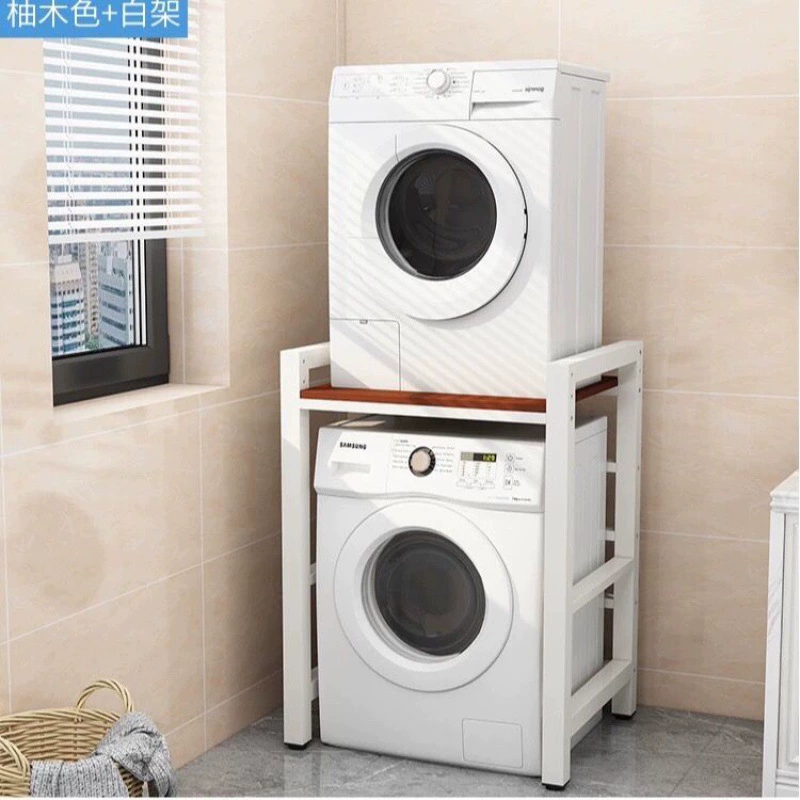 ®Washing machine storage rack drum floor-standing dishwasher storage rack balcony double-layer dryer above stacking rack