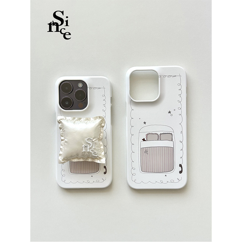 Since original daydream bear half film hard shell South Korea imported round edge ins wind skin-friendly frosted 16