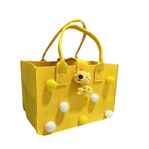 Baby's 100th Day Banquet Return Gift One-year-old Gift Bag Felt Tote Bag Shopping Bag Customized Logo Advertising