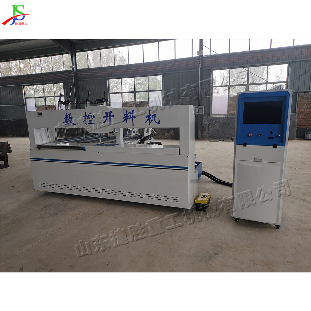 Máquina de corte de madera de gabinete horizontal de cuatro procesos de corte de madera de control numérico automático