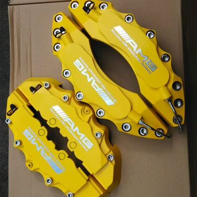 Brake caliper cover Glk-Class A200 C200 E300 Amg - a-pair-of-caliper-covers-yellow