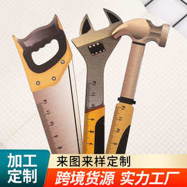 跨境亚马逊木质工具木尺创意可爱清新精美学生奖品绘图尺加工定制