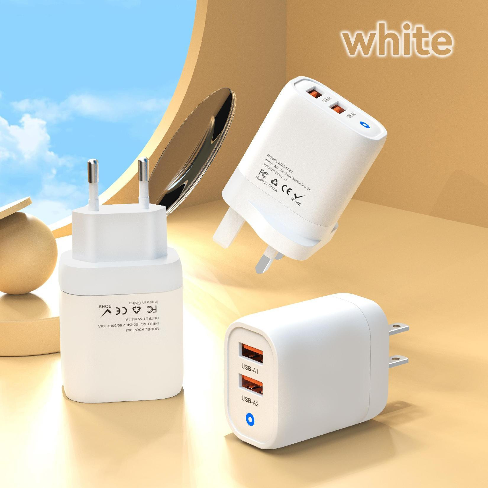 Cargador de alta potencia multipuerto poroso con cabeza de carga rápida de uso general, estándar americano, estándar europeo, estándar británico, estándar australiano, multiinterfaz