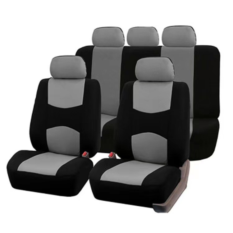 Comercio exterior transfronterizo asiento de automóvil cojín de tela de poliéster cuatro estaciones cojín de asiento universal cojín de asiento 4 piezas 9 piezas