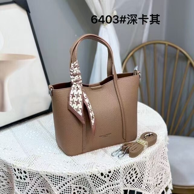 包包女包新款单肩包大容量复古纯色丝巾手提包通勤托特包百搭女包|undefined