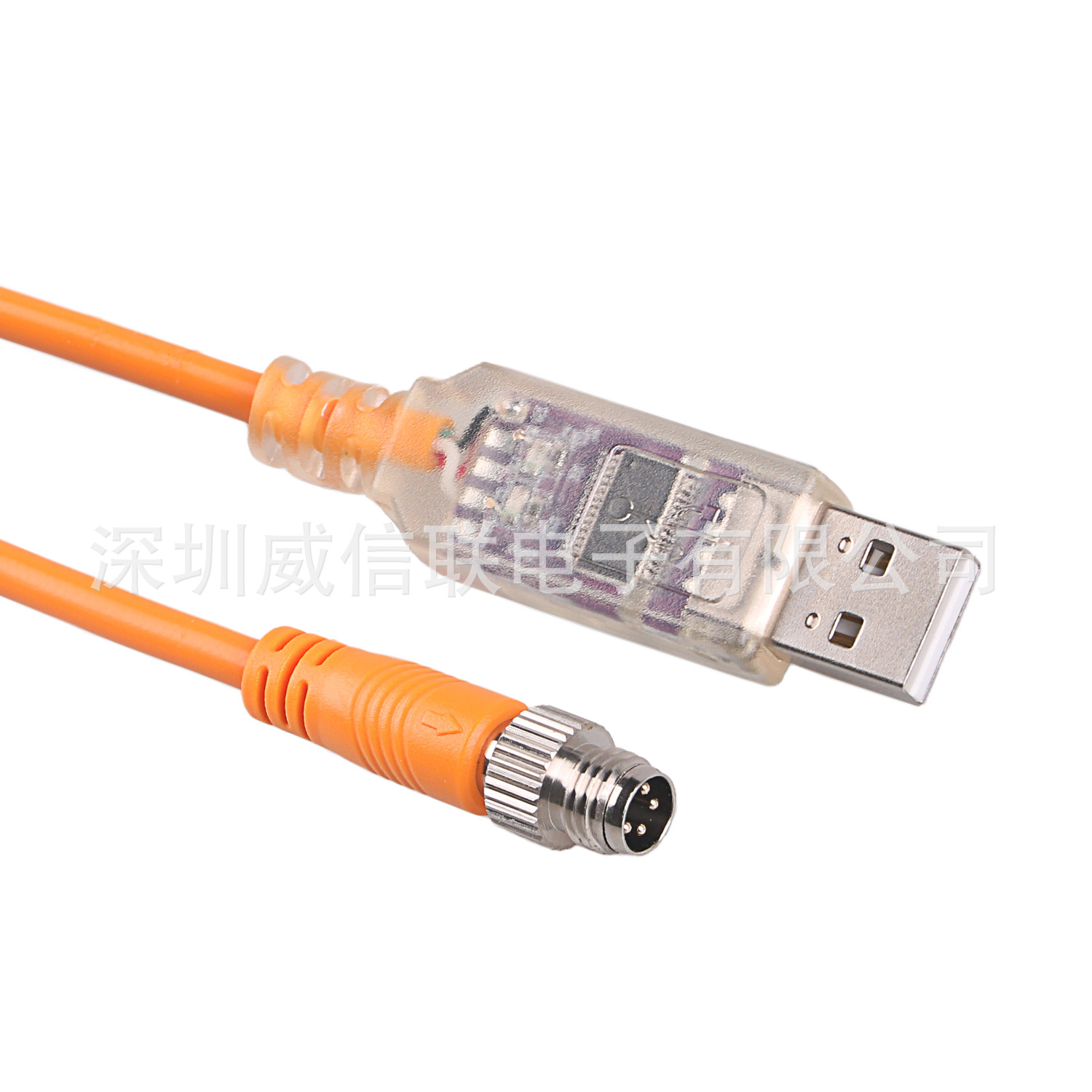 FTDI USB转M8 SICK西克6034574 DSL-8U04G02M025KM1 S3000 调试线
