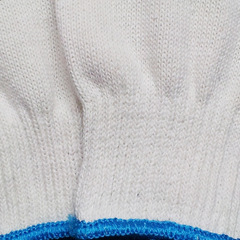 500克棉線手套勞保耐磨白色棉紗加厚燈罩棉防滑修車工地幹活搬運