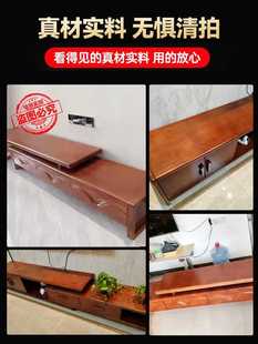 ✅ Chinese Solid Wood Tv Cabinet Living Room Home All Solid Wood Small Apartment Bedroom Retractable Storage Floor Cabinet Coffee Table Cabinet Set