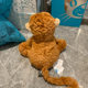 British JE Baby Soothing Doll Wavy Hair Monkey Doll Gift-Giving Soft Companion Toy Cute Velvet Toy