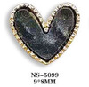 Metal accessory for manicure, jewelry, nail stickers heart-shaped, decorations, tape