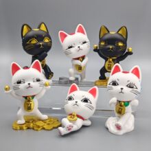 6款胆大党 婆婆可爱招财猫 超自然胆大党手办 GK公仔摆件模型套装