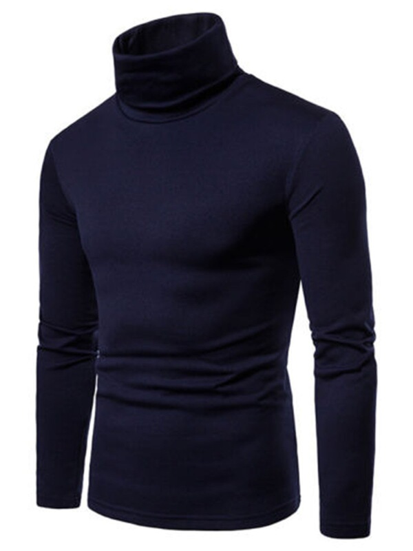 V 44811 Men's Turtleneck Sweater Top Men's High Collar Sweater V 44811 Men's Turtleneck Sweater Top Men's High Collar Sweater