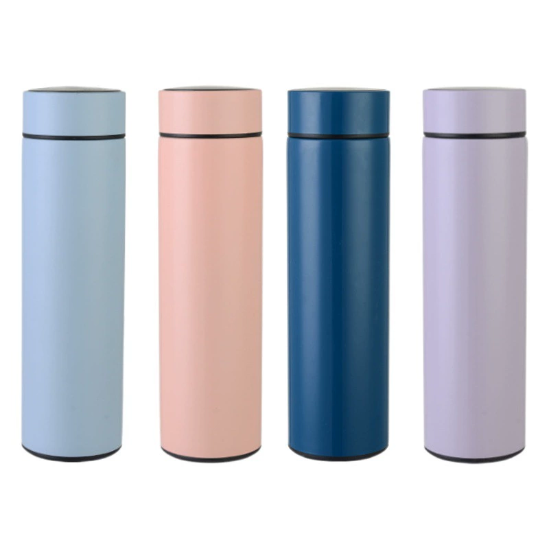 Оптовая продажа термокружек: умная термокружка с дисплеем, измерением температуры, миниатюрная, простая, портативная, для активного отдыха, из нержавеющей стали.