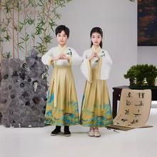 儿童国学服六一演出服中国风古装书童服装小学生三字经儿童表演服