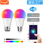 Tuya лампа  B22 Alexa голос контроль RGBCW настраивать свет и цвет умный лампа Smart Life