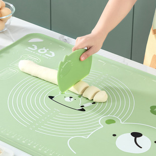 Noodle cutter scraper plastic silicone sausage powder cake pancake food grade scraper baking scraper cutter cross-border wholesale
