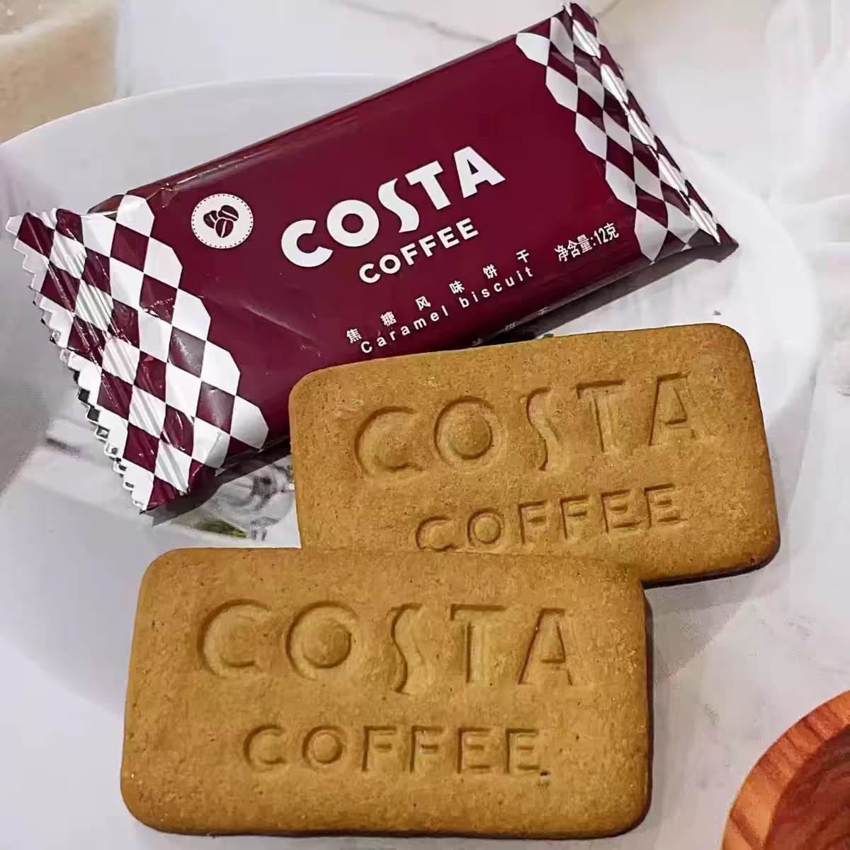 New Hot-Selling Wedding Cookies Costa Caramel Flavored Cookies Afternoon Tea Souvenirs with Snacks