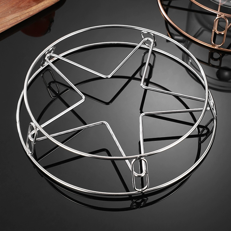 Подставка для кастрюль из нержавеющей стали, кухонная изолированная, против ожогов, кронштейн для хранения кастрюль, круглая утолщенная водонепроницаемая подставка для приготовления на пару, подставка для кастрюль на столешнице