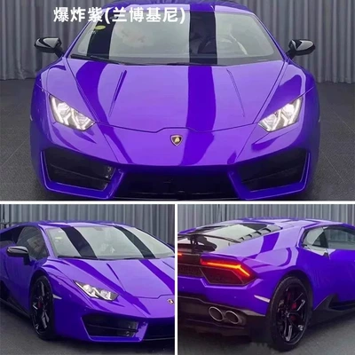 Auto Color Change Film | Wrap Liquid Metal Silver Tpu Car - imported-tpu-explosion-purple-152-1m-15m-roll