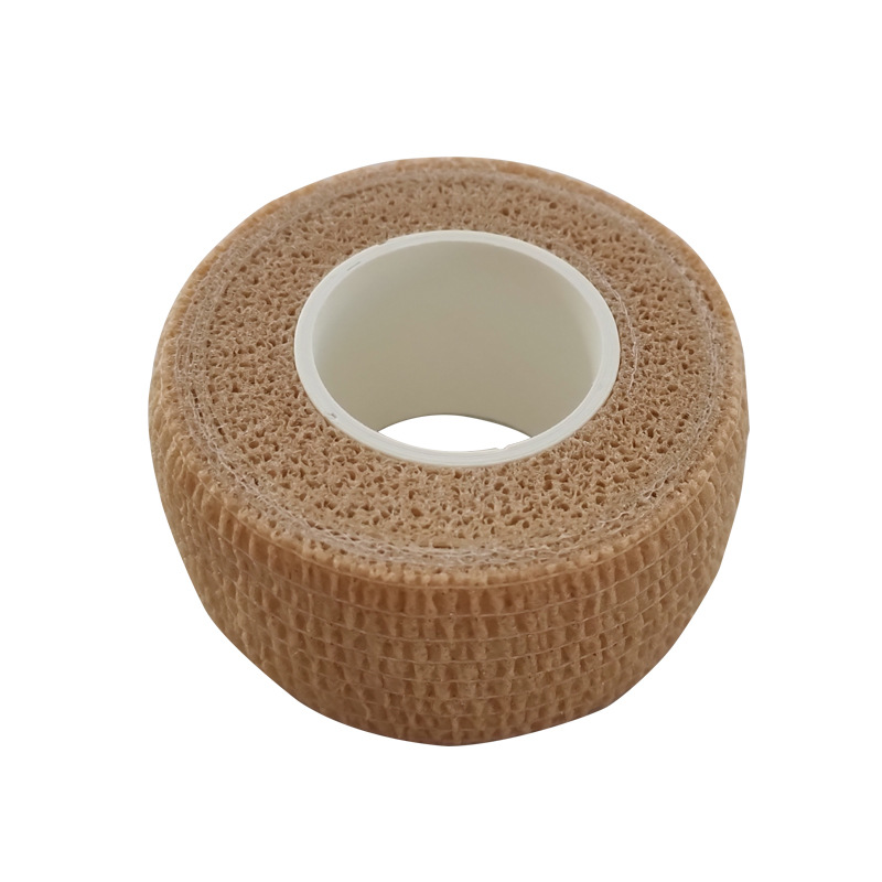 Fábrica al por mayor auto-adhesivo elástico dedo vendaje deportes cinta protectora de uñas no tejida auto-adhesivo dedo protección correa de rodilla