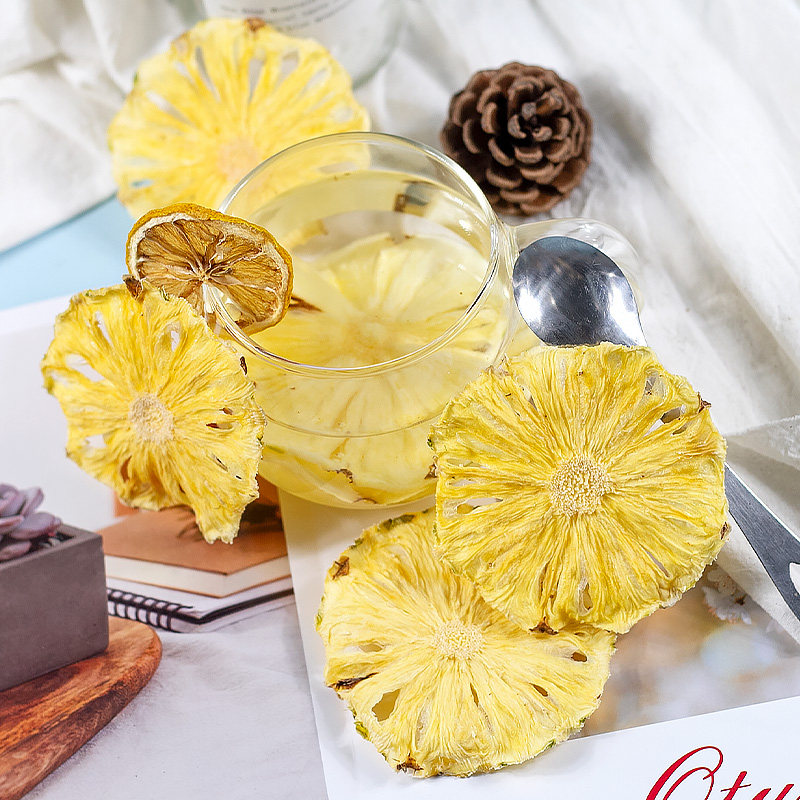 건조 파인애플 슬라이스 100g*1봉 (오리지널 장식차)