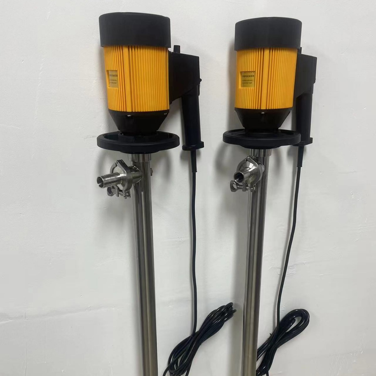 HD-E2+V+SS316L-1200HP手提电动插桶泵 耐酸油桶泵 化工抽液泵