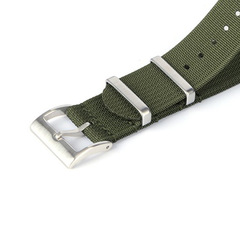適配精工5號勞力仕水鬼手錶帶尼龍坑紋NATO一條過錶帶 18/20/22mm