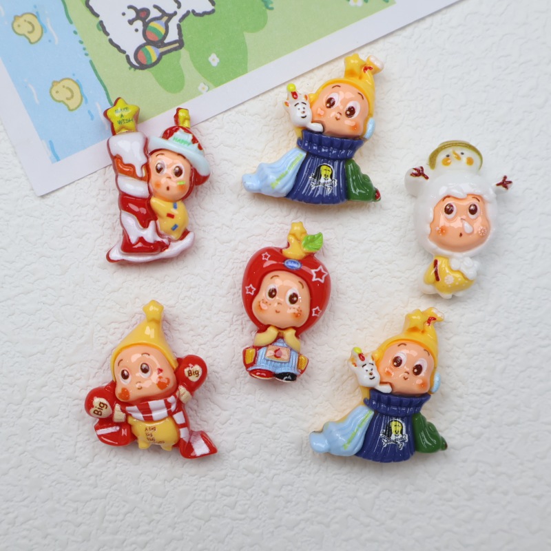 漫画 diy 樹脂アクセサリークリスマスリトルスター手作りヘアピンジュエリー携帯電話ケース靴バックルペンダント水カップ素材|undefined