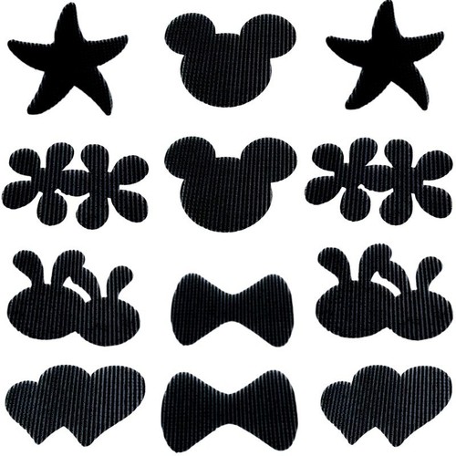 Scattered hair clips, head-adhesive magic hair stickers for ladies and girls, forehead hair accessories with Velcro