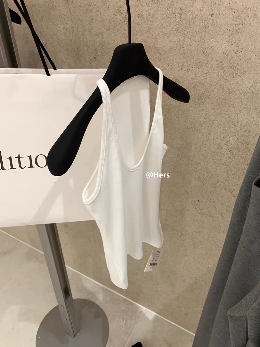 Finnafu [con pecho] chaleco de cuello sexy, chaleco para mujeres cómodas para cubrir el pecho, chaleco de algodón de hilo para mujeres