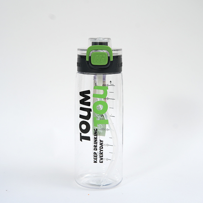 Taza de paja Verano Nuevo estilo Taza de agua de plástico deportivo Hervidor conveniente Taza de bebida doble de gran capacidad Taza de plástico para estudiantes masculinos y femeninos image 6