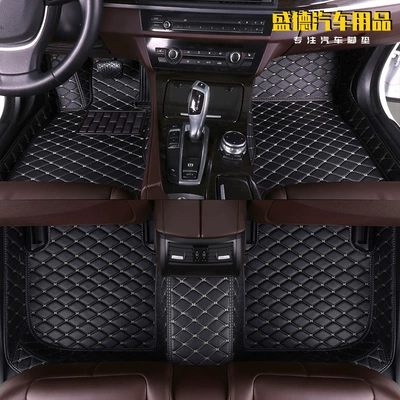 Modelə uyğun ayaqaltı, Yingying Car Floor Mats Are Directly - five-seat-car-mat-black-gold-wire-single-layer