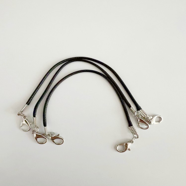 カラフルな韓国ワックスロープショートブレスレット双頭バックル diy アクセサリーシミュレーションミニモデルスクールバッグウォーターカップペンダントロープ|undefined