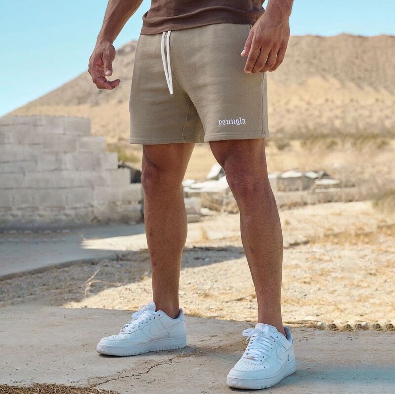 Youngla's new men's summer American-style cotton casual loose breathable leisure sports fitness shorts