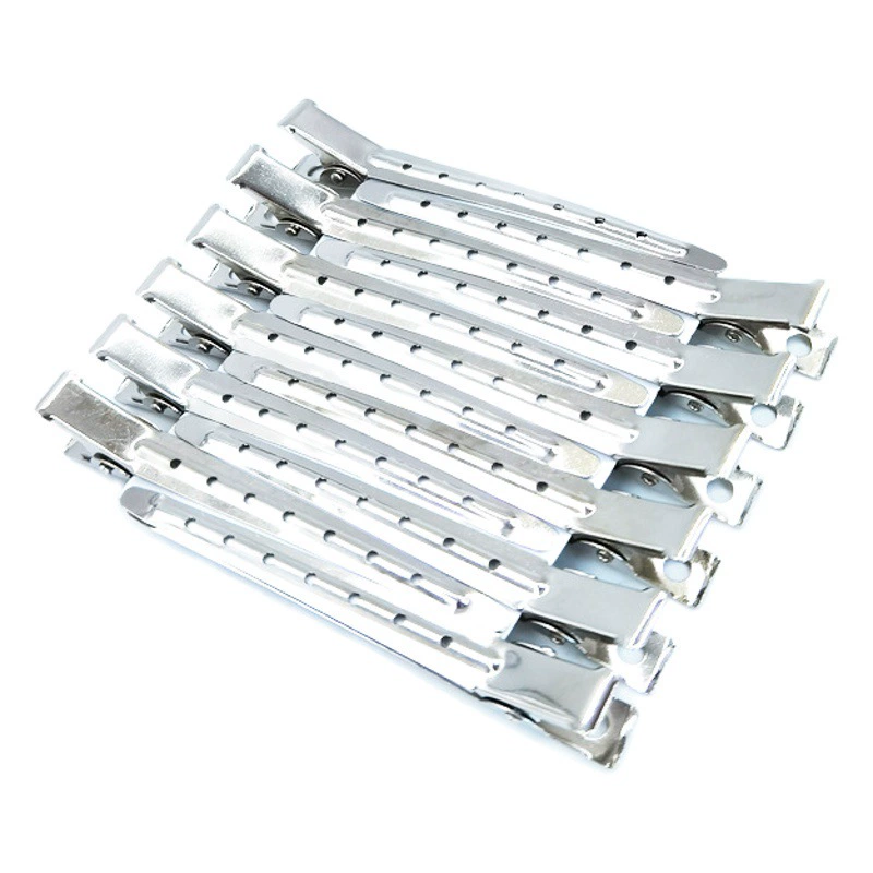 Заводской парикмахерский Утконос Клип Парикмахерская большая рука толкает гофрированный зажим из нержавеющей стали позиционный зажим студийный макияж перегородка клип