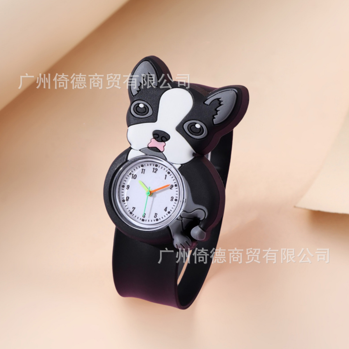 2024 suministro de niños reloj de dibujos animados animal snap ring estudiante kindergarten Panda electrónico en stock Comercio exterior Venta caliente