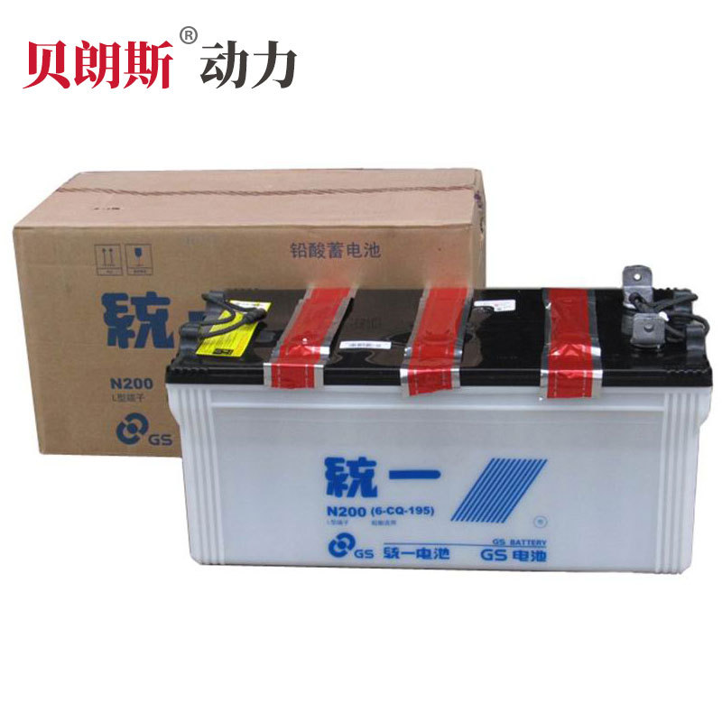 厂家热销 统一蓄电池12V200Ah 统一发电机蓄电池N200 6-CQ-195