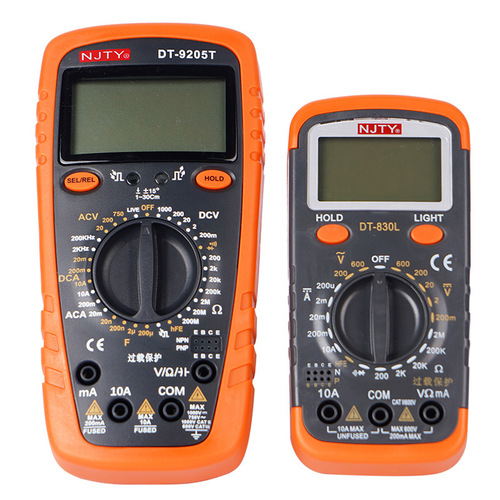 Wholesale Multifunction Handheld Precision Anti-Overheat Electrician Household DT9205T Digital Multimeter