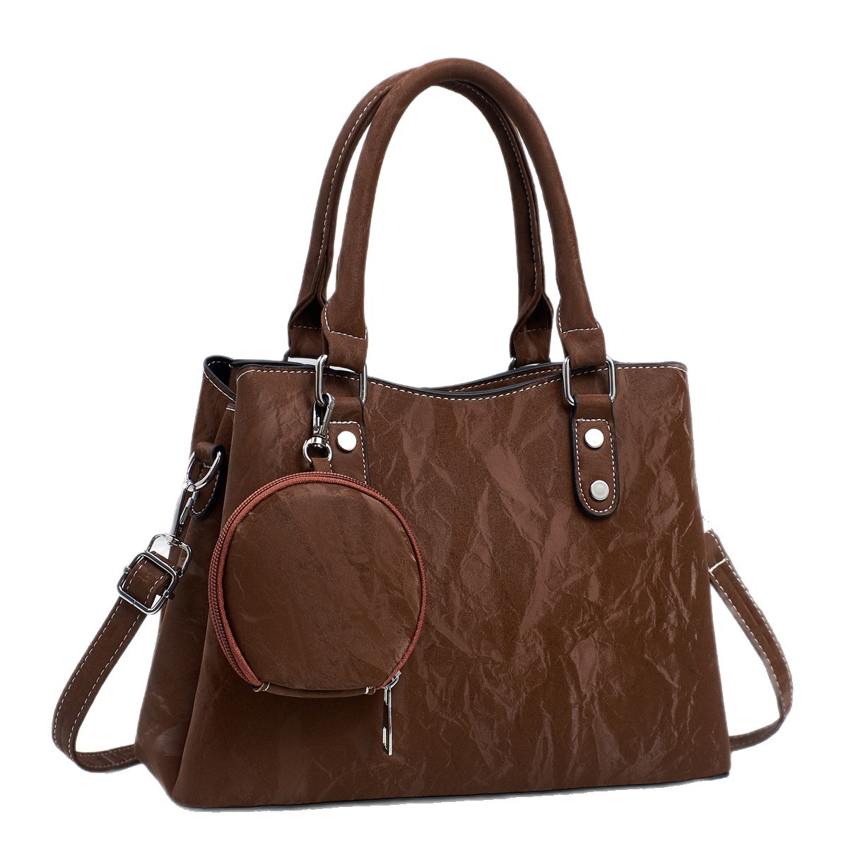 2025 nuevo bolso de hombro para mujer, bolso de estilo de viaje de trabajo, bolso de temperamento de moda casual de mujer de gran capacidad