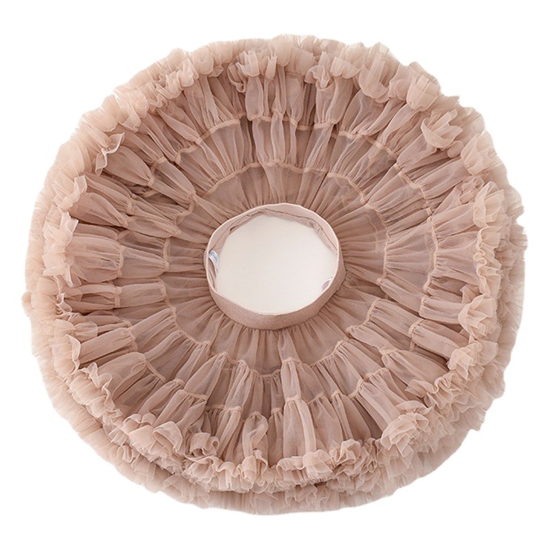 Lingfeng A-Class Tutu Skirt for Girls, New Autumn Style Puffy Skirt, Flying Style Mesh Skirt, Wholesale