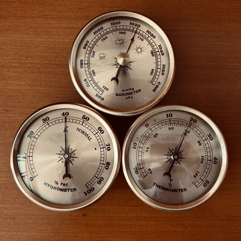 70mm puntero mecánico caja vacía caja de metal caja de película medidor de presión atmosférica libre de líquidos comercio electrónico transfronterizo Taobao Venta caliente