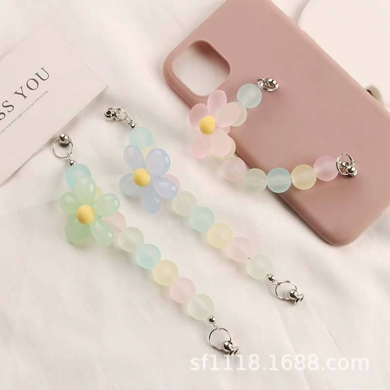 Mobile phone, short creative fresh chain, bag accessory, pack