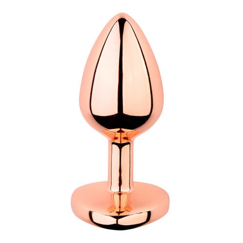 Interesting metal heart-shaped anal plug for outdoor use, unisex anal plug, alternative dilator, adult sex toy